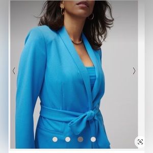 White House Black Market slip on blazer